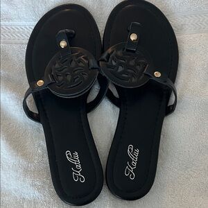 Katliu Sandals Black Size 7